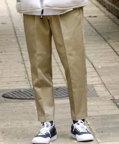 사이러스 디키스 콜라보레이션 크롭 치노 팬 베이지 S