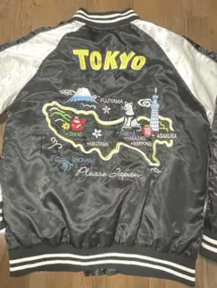 東京 柴犬 スカジャン風 ジャケット　XL