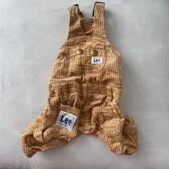 美品　Lee 犬服 コーデュロイオーバーオール ベージュのサムネイル