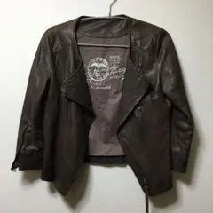 お値下げ❣️希少！Avirex レディース　レザー ライダースジャケット