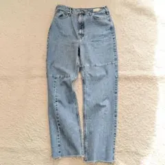 現行✨美品❀アッパーハイツ　切りっぱなし　ライトブルー デニムパンツ