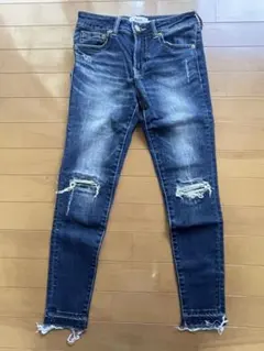AZUL ダメージデニムパンツ S レディース