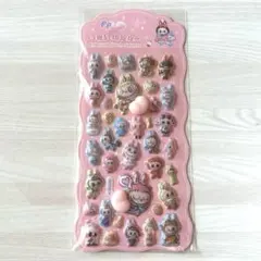 ラブブ　キャラクター　おしりシール　3D ぷにぷにシール