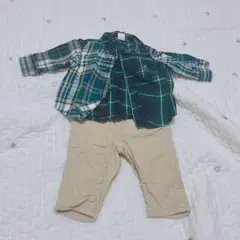 ベビーギャップ　シャツパンツセット