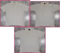 3着：ポロシャツ：白・ホワイト★papp、PXR、KANGOL：半袖