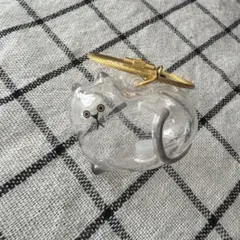 猫 うちのこけだまだま　キーホルダー　ガチャ
