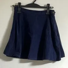 American Apparel コーデュロイ フレアスカート ネイビー