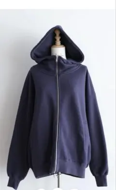 searoomlynn フーディーパーカー　ネイビー Volume Sweat フーディー