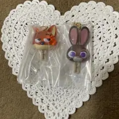 ズートピアキャンディチャーム⭐️ニック　ジュディ 2個セット