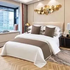 베드스로우 베드 라이너 푸터 브라운 ||세미 더블 50*210cm, 브라운