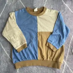 H&M パッチワーク トレーナー EUR 92 90cm 2y 男の子