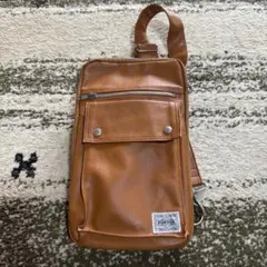 PORTER ボディバッグ ブラウン