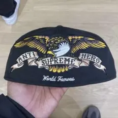 2026年最新】supreme アンタイヒーロー キャップの人気アイテム - メルカリ