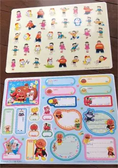 平成レトロ ドラえもん　アンパンマン シール(まとめ売り) 最終値下げ