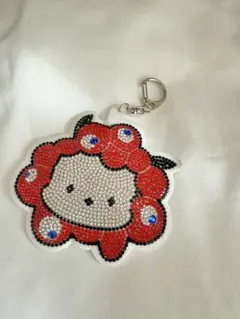 大阪万博　EXPO2025 サンリオ ポチャッコ キラキラ　レザーキーホルダー