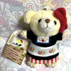 ハウステンボス限定　カーレル　ぬいぐるみマスコット　オランダ民族衣装　平成レトロ
