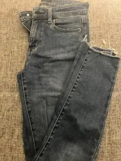 UNIQLO スキニーデニム 24 (51cm) ダークブルー
