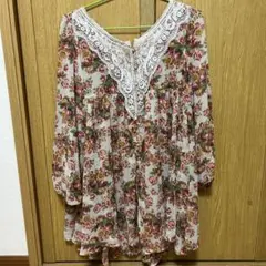 森ガール　fairy grunge 花柄ワンピース
