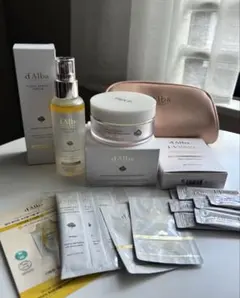 【新品】d'Alba ダブルセラム＆クリーム、ファーストスプレーセラム SET