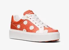 MICHAEL KORS 水玉模様 厚底スニーカー