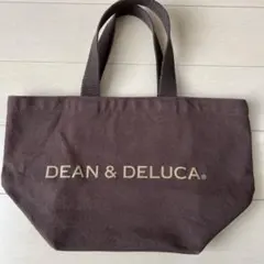 DEAN&DELUCA　ディーン＆デルーカ　トートバッグ　ブラウン ゴールドラメ