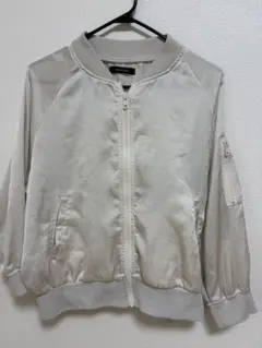 JEANASIS MA-1 ブルゾン ジャケット アイボリーのサムネイル