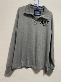 メンズ　長袖トップス　グレー　アバクロンビー&フィッチ