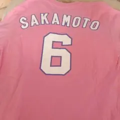 坂本勇人選手応援Tシャツユーズド品ピンクのサムネイル