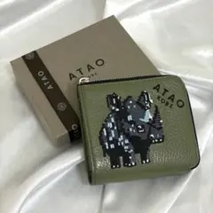 限定完売品！！ATAO 希少コードバンミニ財布 ホワイトタイガー白虎