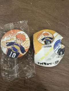 くら寿司　ハイキュー　日向翔陽、缶バッジ