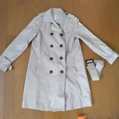 earth music&ecology ベージュ トレンチコート