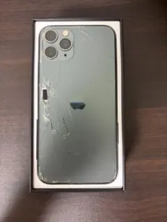 iPhone 11 Pro 256GB スペースグレー 画面/背面割れ ジャンク