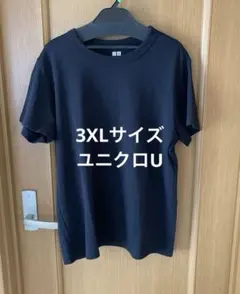 UNIQLO U クルーネックT ブラック 3XL