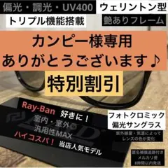 【光でレンズの色が変わる】調光・偏光サングラス⭐️ライトグレー↔︎ブラック⭐️バス釣り
