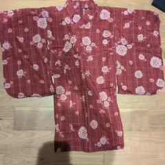 COMME CA ISM 　浴衣　 100A あじさい柄　女の子　ワンピースのサムネイル