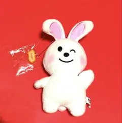 たべっ子どうぶつ the movie アクリルマスコット付き ぬいぐるみ うさぎ