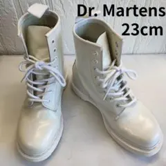 ドクターマーチン/8ホールブーツ/レースアップブーツ/ホワイト/23cm