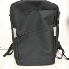 RAKU SACK ブラックリュック 学生用カバン 通学用 大容量 シンプル