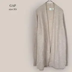 ギャップGap メリノウールカーディガン　ゆったり　ユニセックス　ベージュ