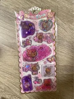 日焼けキティ　キラキラ　ウォーターシール