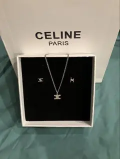 美品 CELINE トリオンフ ネックレス ピアス セット - メルカリ
