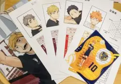 ハイキュー アニメイト 特典 体力測定 ポストカード 日向 福永 宮治 宮侑