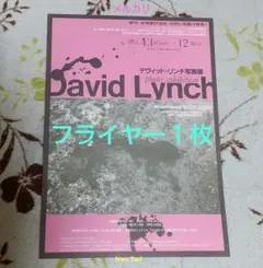 1993年デヴィッド・リンチ写真展 フライヤー １枚