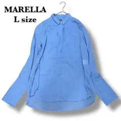 MAX MARA系列 MARELLA 長袖 シャツ コットン100% Lサイズ