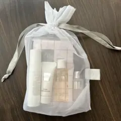 THE GINZA スキンケアトライアル5点セット　巾着付き