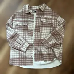 ZARA チェック柄ジャケット レディース　アウターUSA Sサイズ