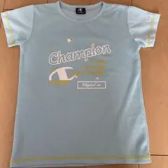 Champion メッシュシャツ 水色