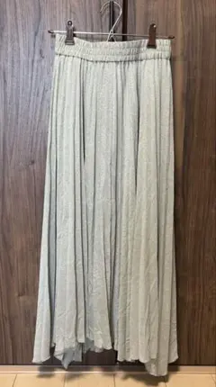 FREE'S MART メタリックプリーツスカート