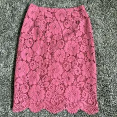 【美品】NATURAL BEAUTYレース タイトスカート