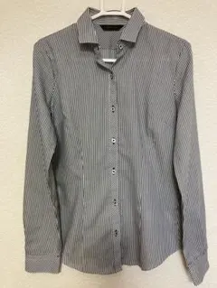 m.f.editorial ストライプ 長袖シャツ